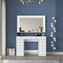 Hanah Home Mesa de Maquillaje BJ197 - 5175 con 13 Focos